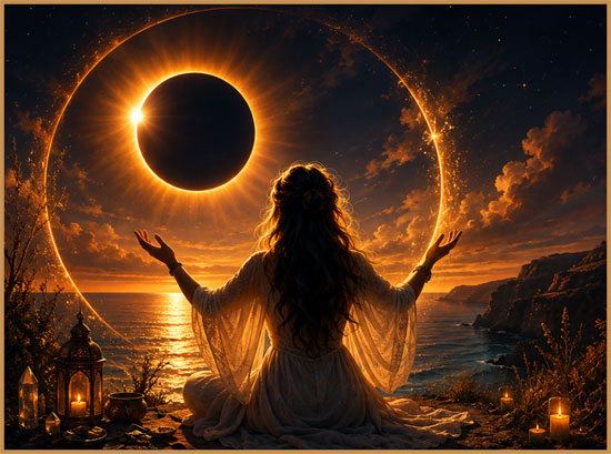 éclipse solaire du 12 août rituel de l éclipse solaire