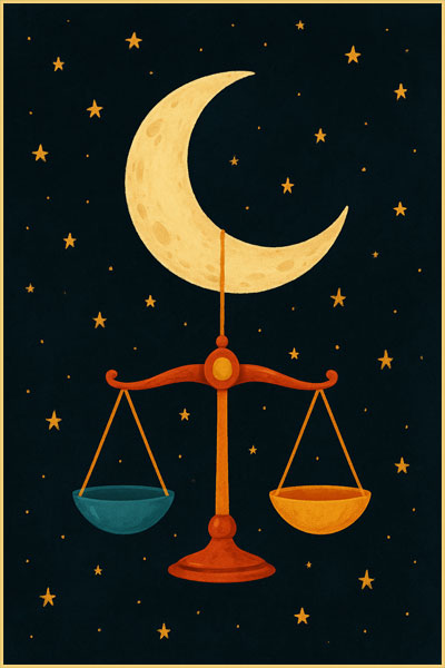 nouvelle lune du 21 octobre en balance